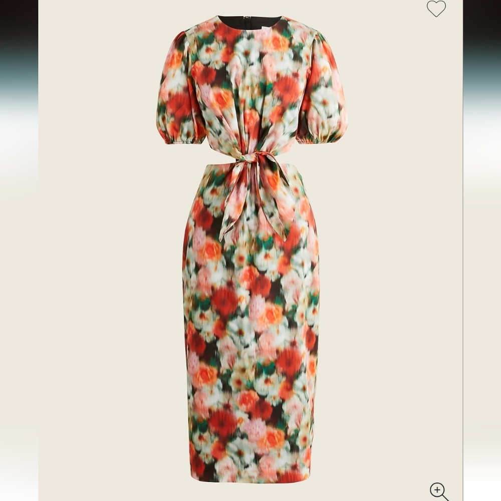 NWT J. Crew Cutout dress in Liberty® Hazy Days floral Size 8